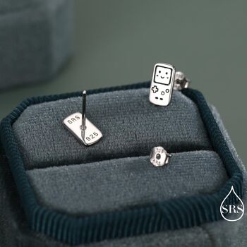 Retro Game Console Stud Earrings In Sterling Silver, 2 of 12