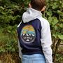Personalised Go Wild And Explore Varsity Hoodie, thumbnail 3 of 11