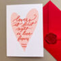 Personalised Valentine's Greeting Card, thumbnail 5 of 5