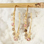 Amethyst, Topaz Citrine Gold Plated Silver Earrings, thumbnail 6 of 8