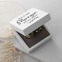 Personalised Wedding Date Double Ring Box, thumbnail 2 of 4
