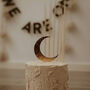Crescent Moon Cake Topper, thumbnail 1 of 3