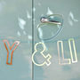 Mirror Silver Letter Bunting, thumbnail 3 of 3