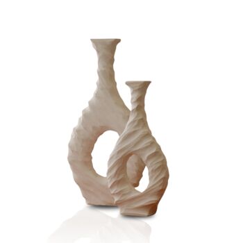 Set Of Two Limra Stone Sculptural Vases, 2 of 2