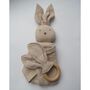 Personalised Bunny Comforter And Teether, thumbnail 2 of 12