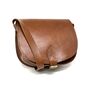 Sam Leather Saddle Bag Crossbody Shoulder Handmade Full Grain, thumbnail 1 of 12