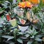 Set Of Three Personalised Flower Garden Pot Stakes, thumbnail 5 of 9