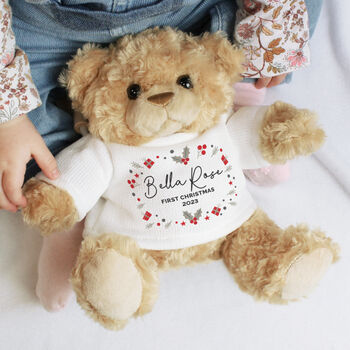 Personalised Christmas Teddy Bear – Christmas Gift, 2 of 5