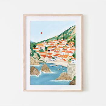 Dubrovnik, Croatia Travel Art Print, 2 of 7