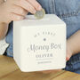 Personalised My First Ceramic Square Money Box, thumbnail 2 of 6