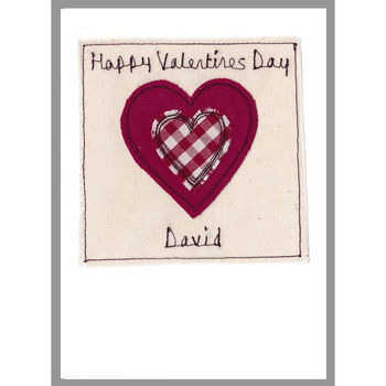 Personalised Love Heart Anniversary Or Valentines Card, 7 of 12