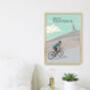 Mont Ventoux Cycling Travel Poster Art Print, thumbnail 3 of 8