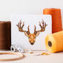 Mandala Reindeer Cross Stitch Kit, thumbnail 1 of 6