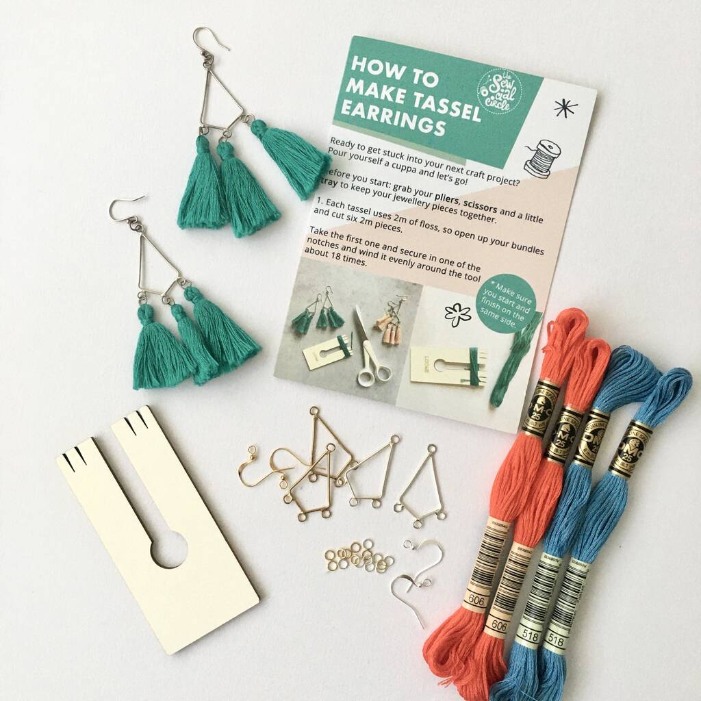 Diy Tassel Earring Kit By The Sewcial Circle