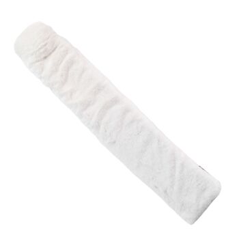 Long Soft White Recycled Faux Fur Hot Water Bottle, 2 of 6