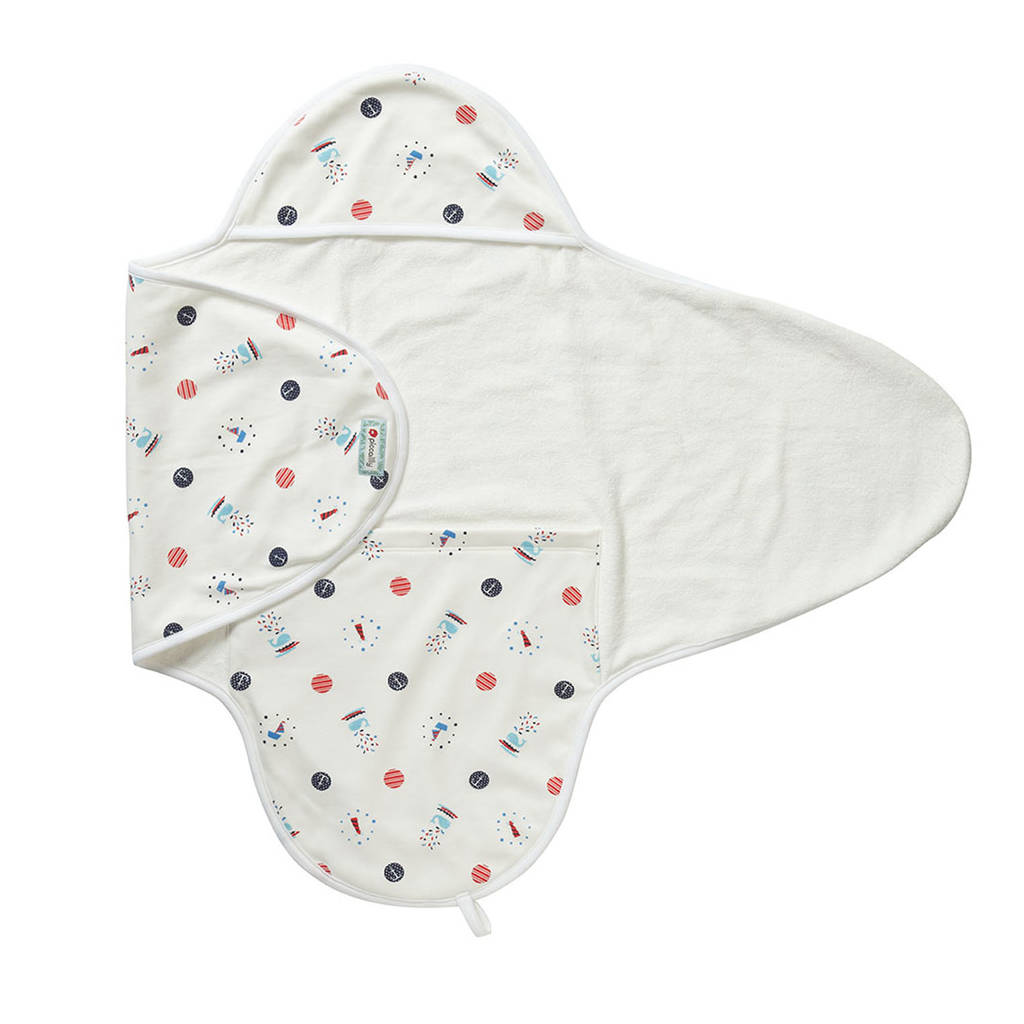 sailor cocoon towelling baby blanket by piccalilly | notonthehighstreet.com