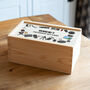 Personalised Photography Accessories Storage Box With Sliding Lid, thumbnail 4 of 5