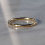 9ct Yellow Gold Halo Wedding Ring, thumbnail 2 of 2