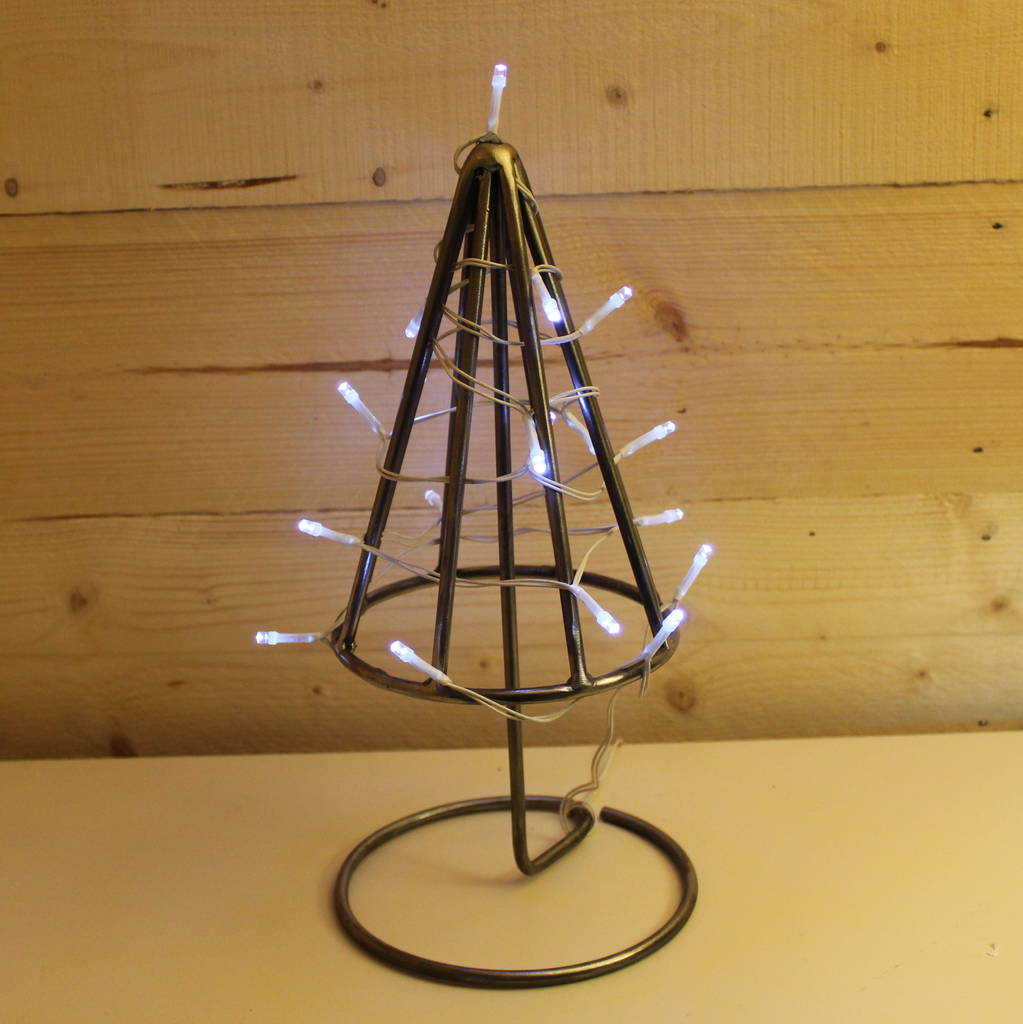 hand made wrought iron christmas tree by engineering fire ...