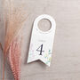 Wildflowers Table Number Bottle Hangers, thumbnail 2 of 3