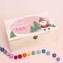 Personalised Gonk Or Santa Christmas Eve Wooden Box Various Designs, thumbnail 7 of 10