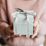 Personalised First Christmas Wreath Glass Bauble, thumbnail 2 of 4