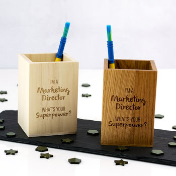 Personalised What's Your Superpower Pen Pot, 4 of 5