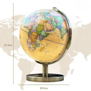 Travel Globe With Stickers Travel Gifts Vintage World Globe, 8 of 8