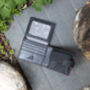 Men's Luxury Black Leather Wallet Flip Up Rfid Safe, thumbnail 5 of 6