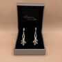 Sterling Silver Long Dangle Earrings, thumbnail 1 of 2