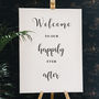 Wedding Welcome Sign, thumbnail 1 of 1