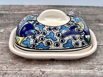 Fish Patterned Butter Dish, 3 of 4