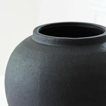 Large Black Vase, 3 of 3