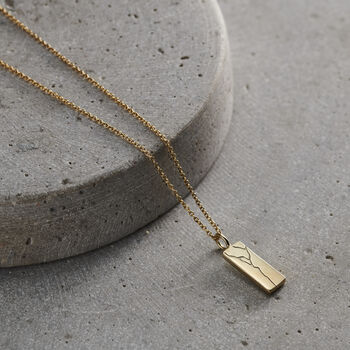 Personalised Kintsugi Tag Necklace, 6 of 9