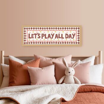 Let's Play All Day Framed Print, 4 of 9