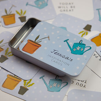 Personalised Inspiration Flash Card Tin Set, 2 of 11