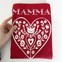 Personalised Scandi Heart Apron, Birthday Gift For Her, thumbnail 3 of 12