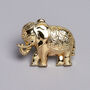 G Decor Gold Elephant Solid Brass Pull Handle Door Knob, thumbnail 1 of 3