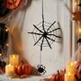 Spooky Spiderweb Fair Trade Handmade Halloween Felt, thumbnail 12 of 12