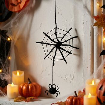 Spooky Spiderweb Fair Trade Handmade Halloween Felt, 12 of 12