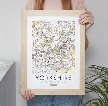 Your Favourite UK Place Personalised Print Custom Made, 6 of 12