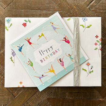 Ice Skating Birthday Card, 4 of 5