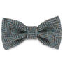 Milo's Blue Arrow Harris Tweed Dog Bow Tie, thumbnail 1 of 3