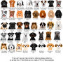 Dog Breed ID Tag Personalised Realistic Illustrations, thumbnail 6 of 12