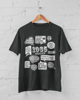 'Events Of 1965' Bespoke 60th Birthday Gift T Shirt, 6 of 9