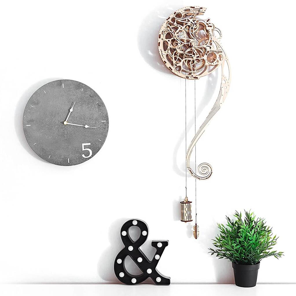 Steampunk Pendulum Clock, Wall Pendulum Clock Kit By Friendly Gifts