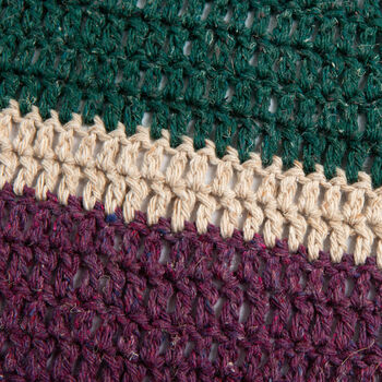 Rainbow Stripe Cushion Crochet Kit, 12 of 12