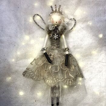 Personalised Vintage Style Christmas Fairy, 3 of 7