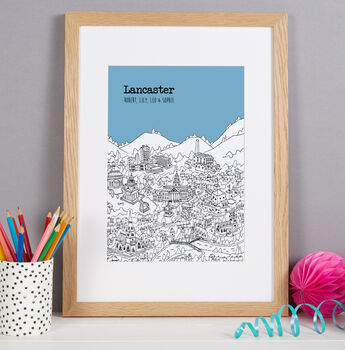 Personalised Lancaster Print, 5 of 9