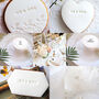 White Heart Wedding Favour Biscuits X 100, thumbnail 2 of 3